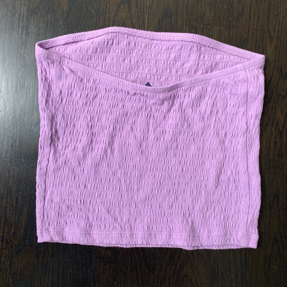 American Eagle Purple Tube Top - Picture 2 of 3